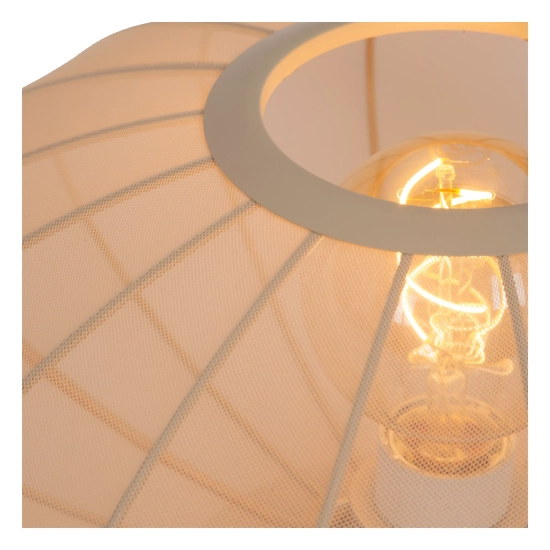 CORINA Lampa stołowa Ø 40 cm 1xE27 beżowy 03547/40/38 Lucide - zdjęcie dodatkowe 2